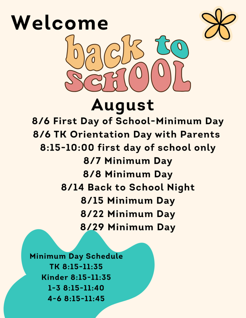 August Flyer