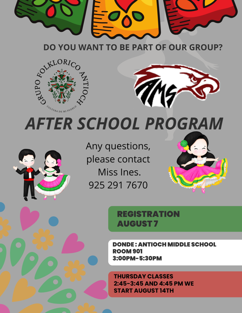 .25-26 AUSD Ballet Folklorico Registration 8/7 @ 3pm @ AMS