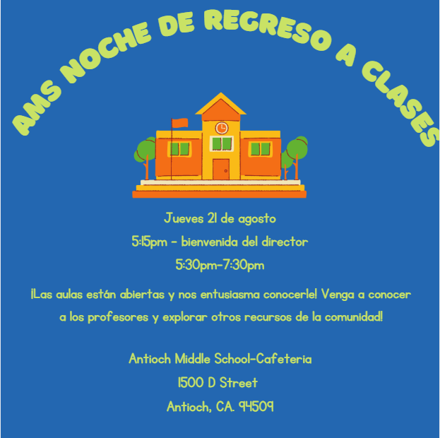Noche de regreso a clases de AMS 25-26