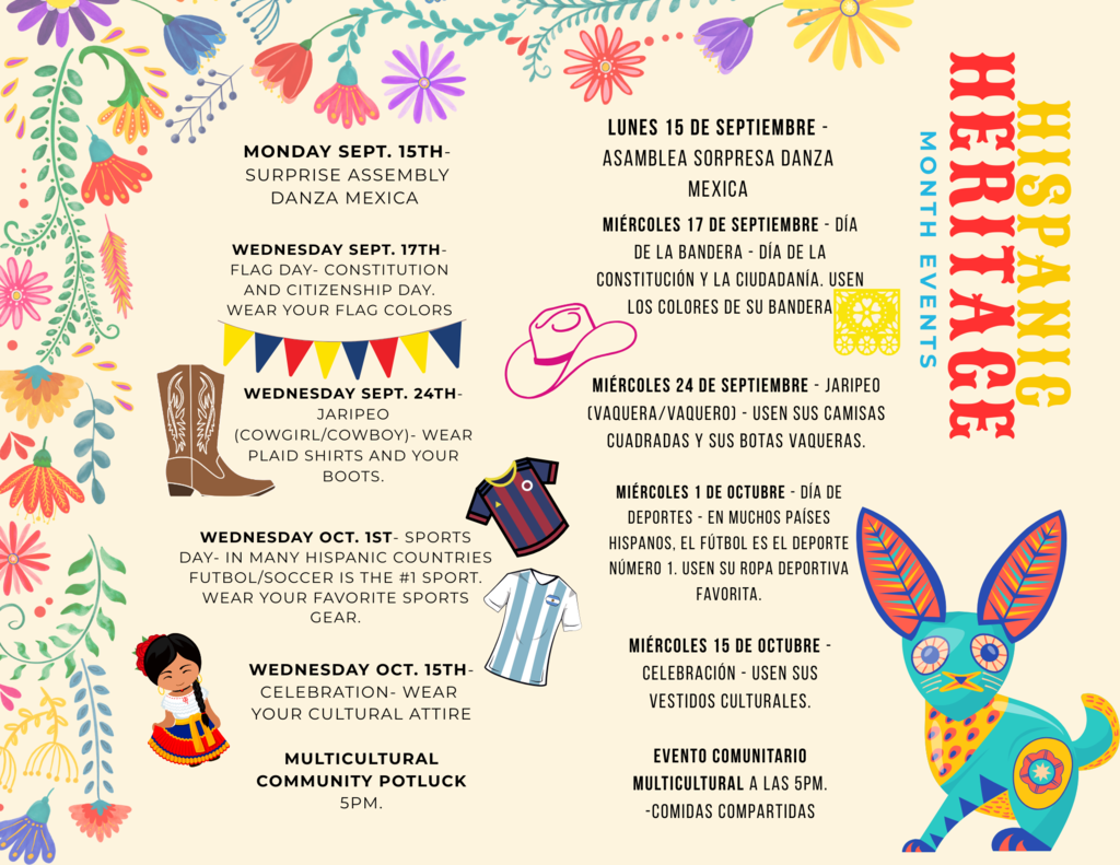 Colourful Festive Illustration Hispanic Heritage Month Instagram Story (11 x 8