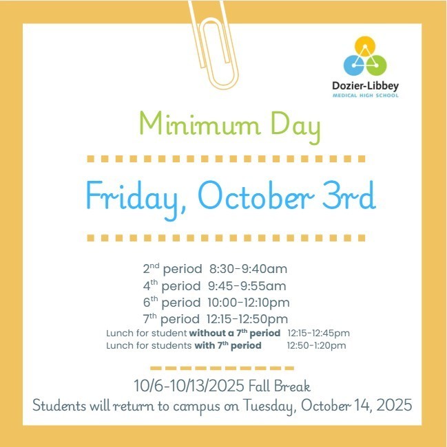 Minimum Day reminder