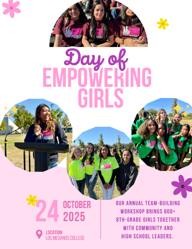 8th Grade Girls Empowerment Day - 10/24/25