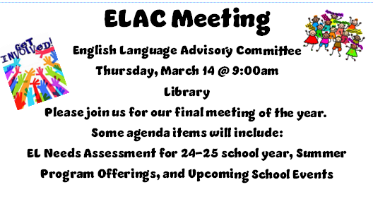 ELAC Meeting