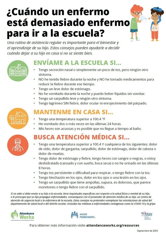 When is sick too sick flyer