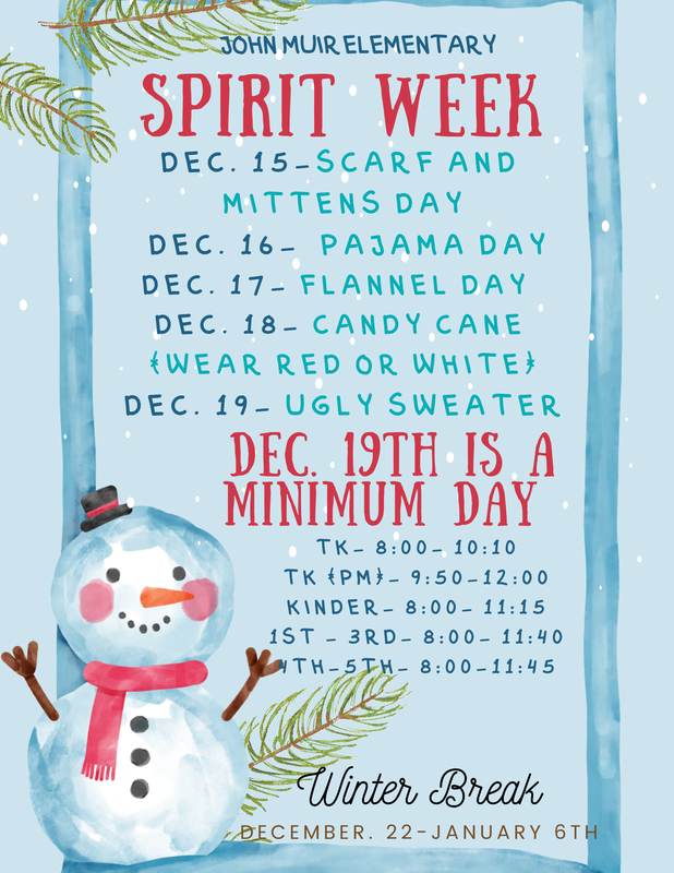 Winter Spirit Week