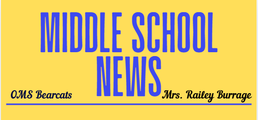 Middle School News Letter