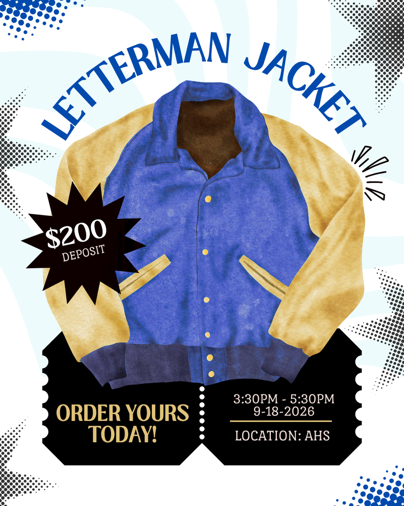 Please see the attached flyer for information about letterman jackets.