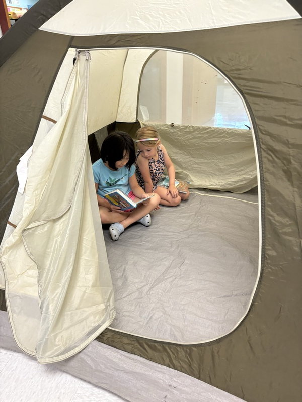 tent reading