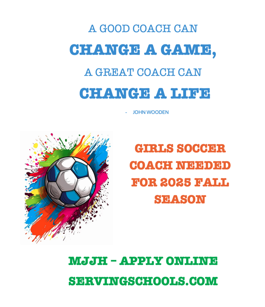 Girls Soccer Coach Needed 