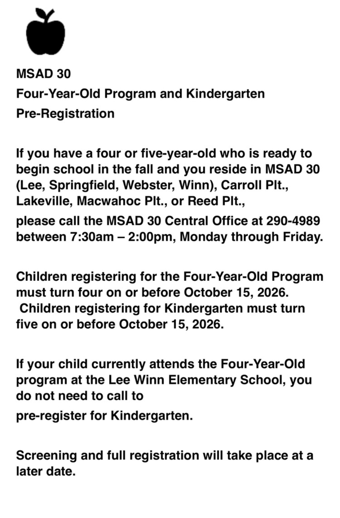 preK registration 