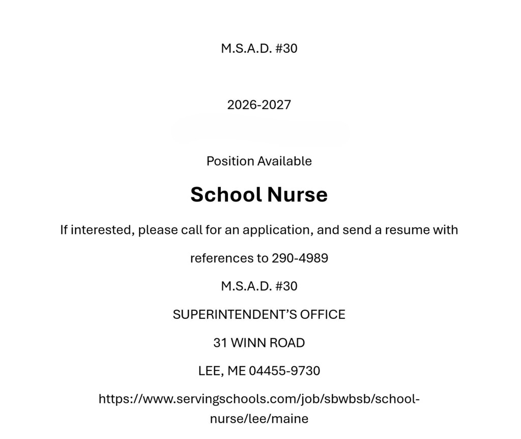 school nurse