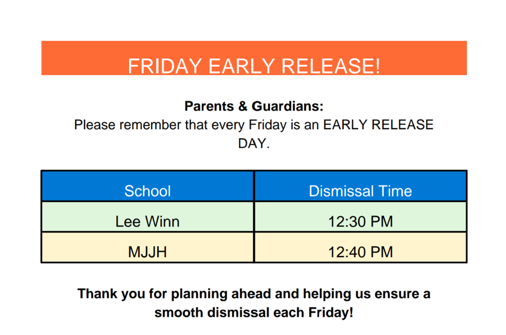 Early release