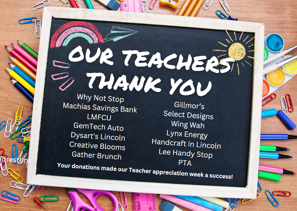 Thank you teacher appreciation