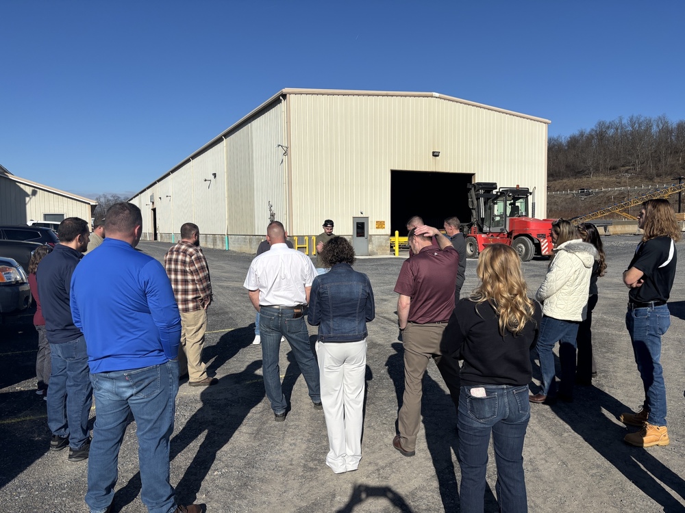 people outside building