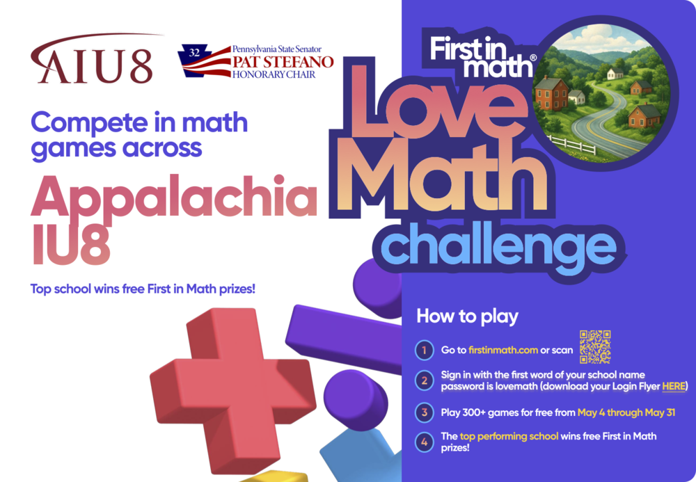 First in Math Love Math Challenge Logo