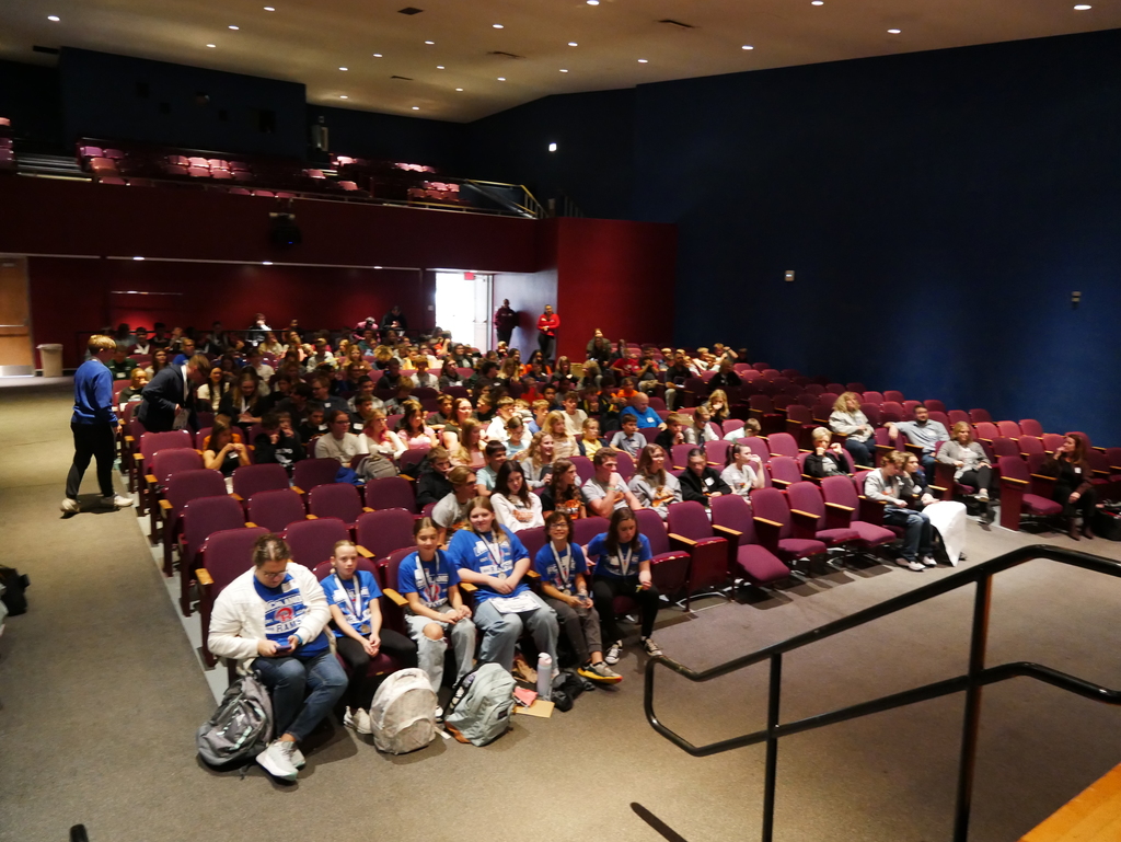 Students in an auditorium