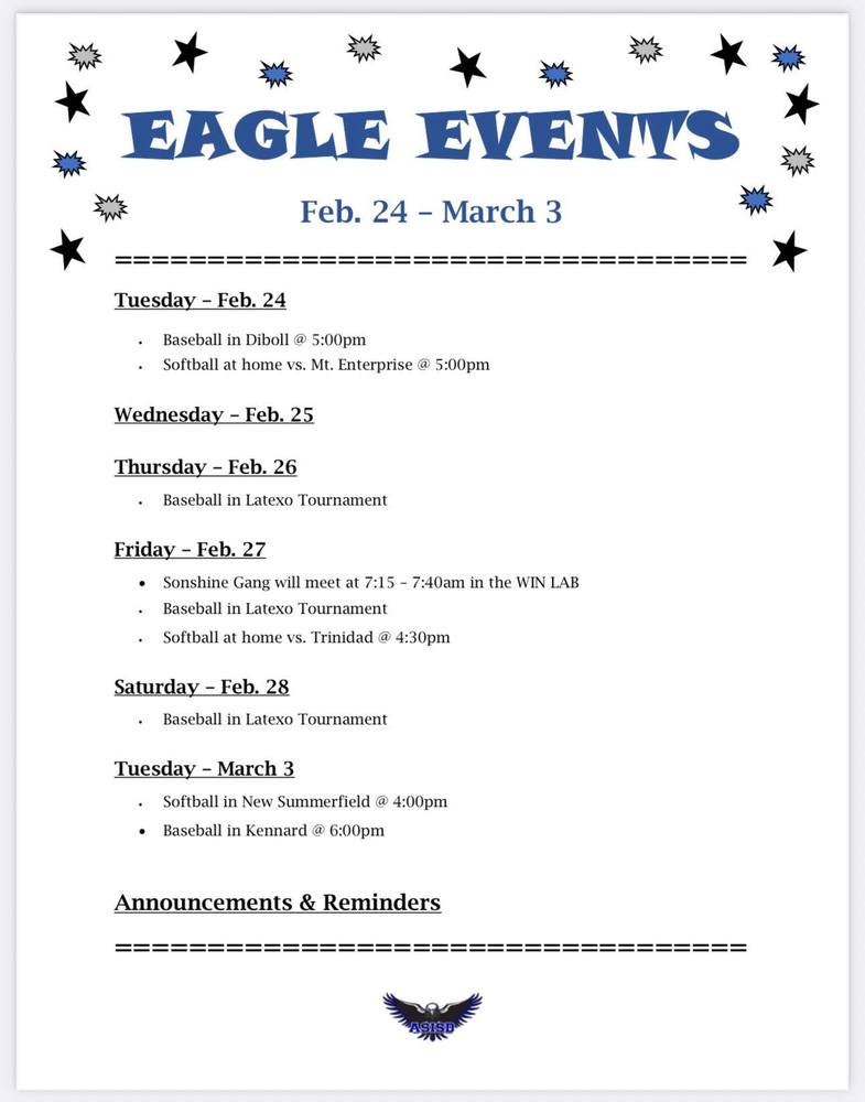 events flyer