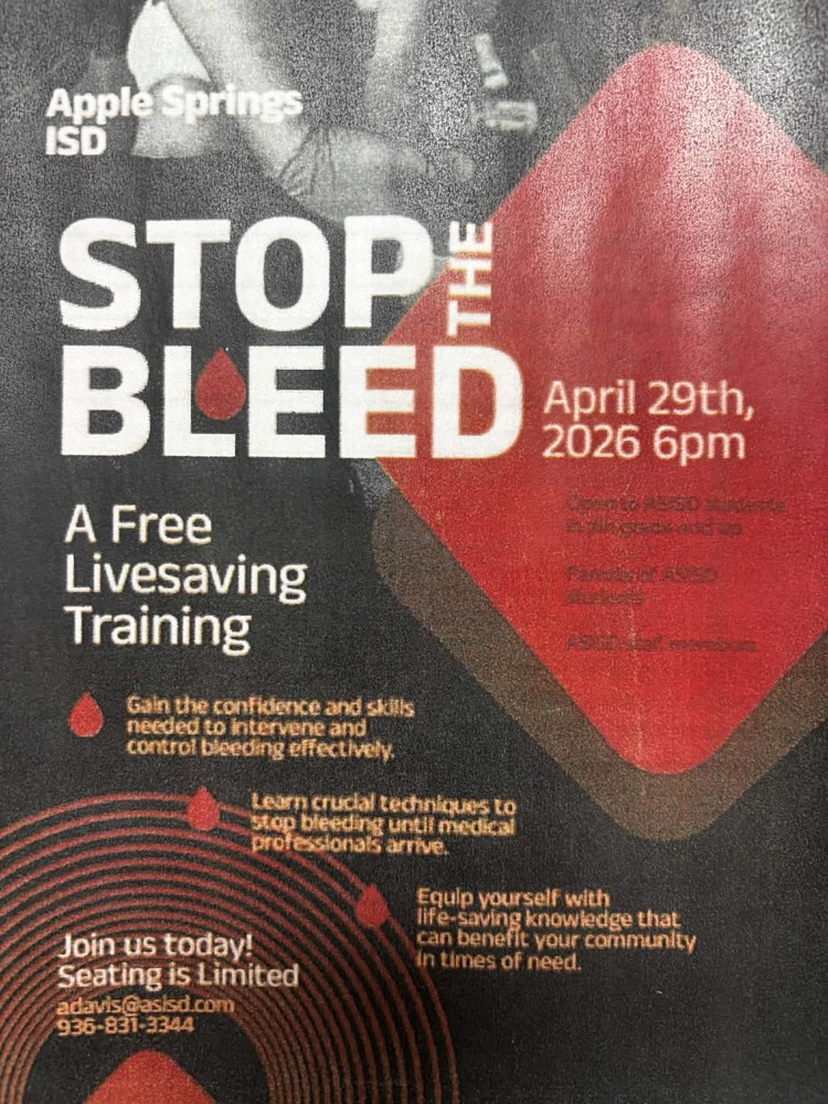 Stop the bleed flyer