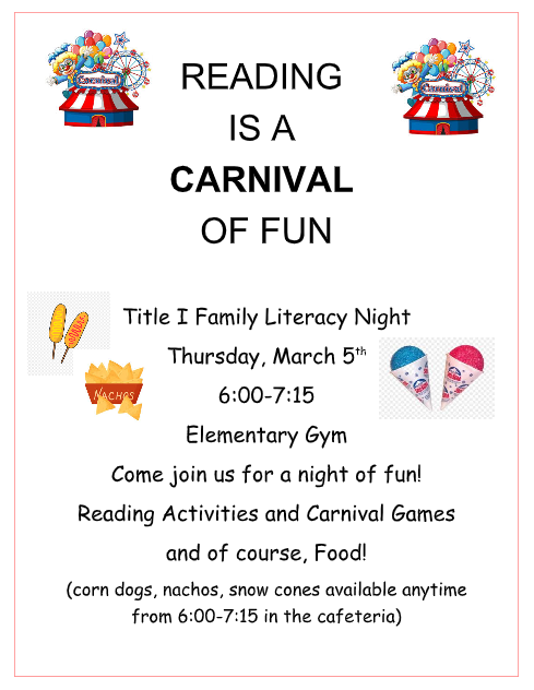 Reading is a Carnival of Fun!