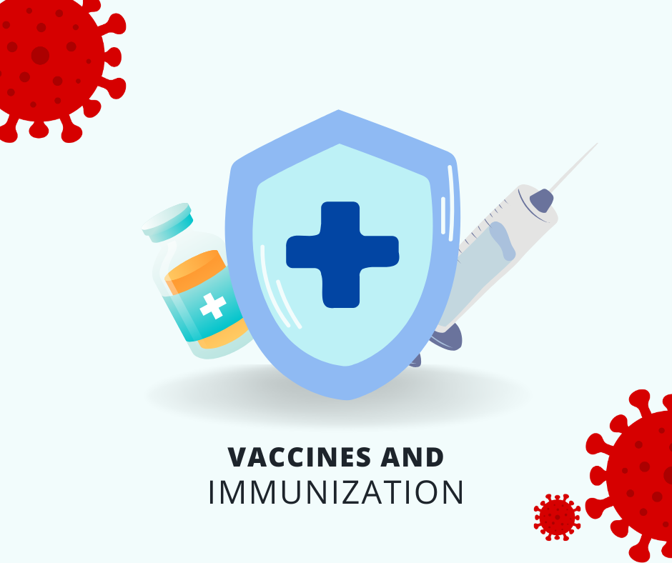 White Elegant Vaccine and Immunization Facebook Post