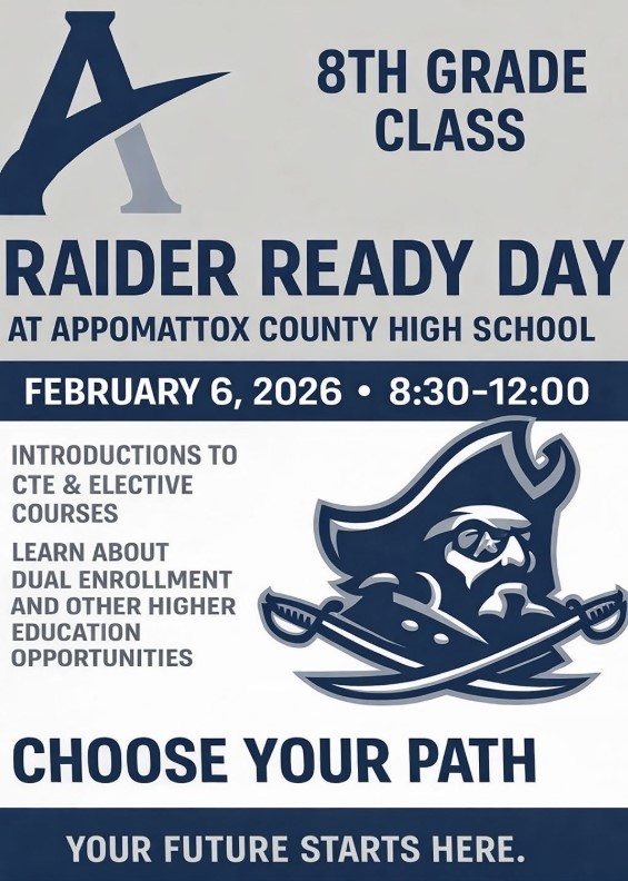 8th-Grade Raider Ready Day - February 6, 2026