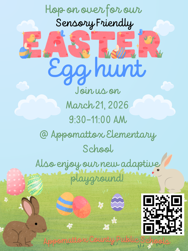 Sensory Friendly Easter egg hunt @ Appomattox Elementary School