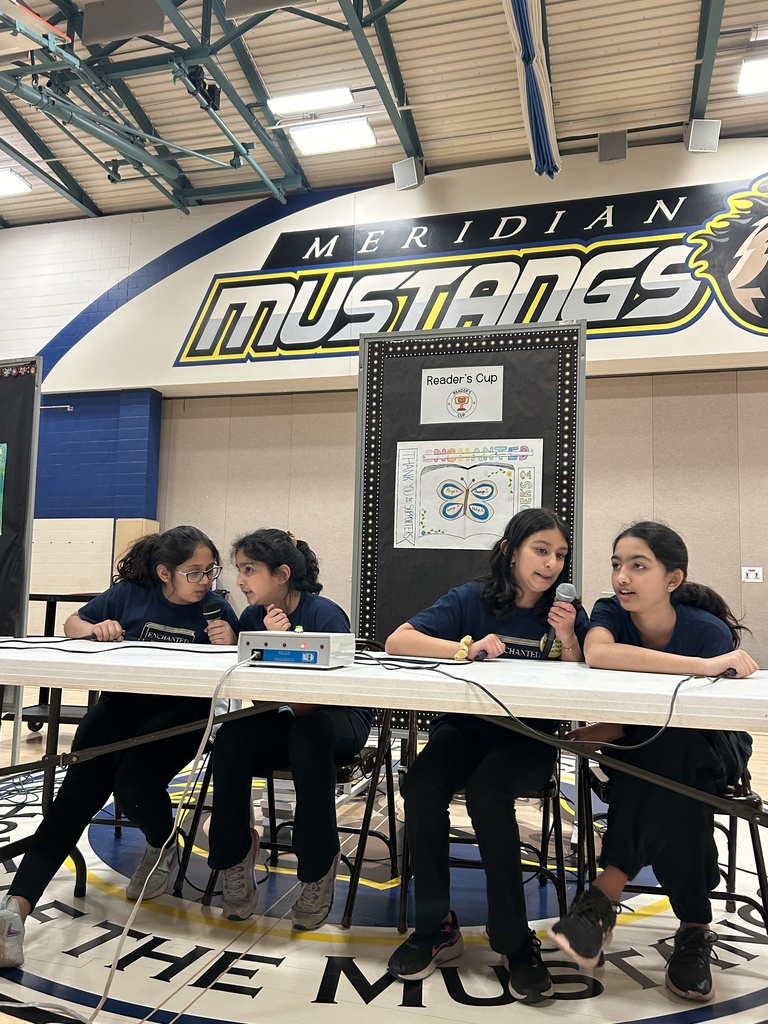 Students competing in the reader's cup challenge.
