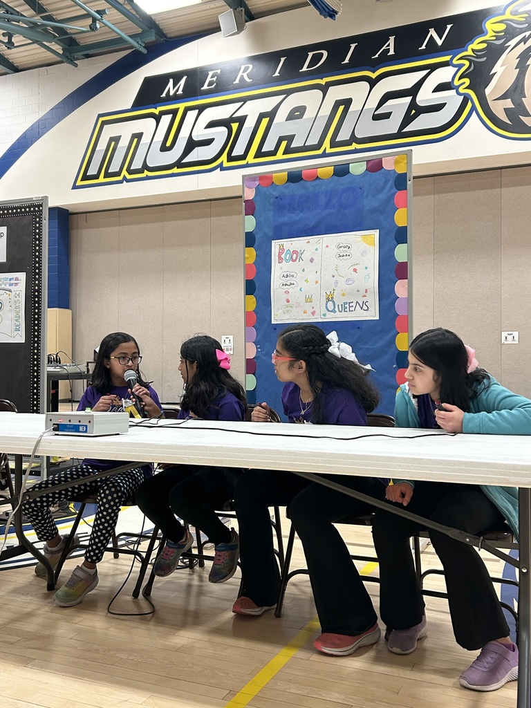 Students competing in the reader's cup challenge.