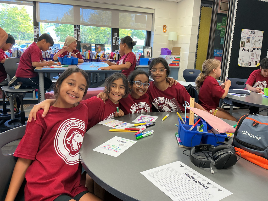 STudents sitting together in class.