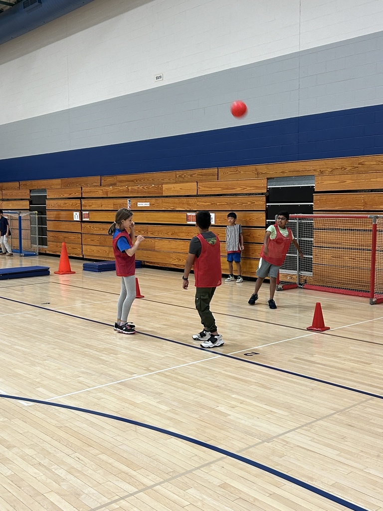 Students blocking a ball from the goal.