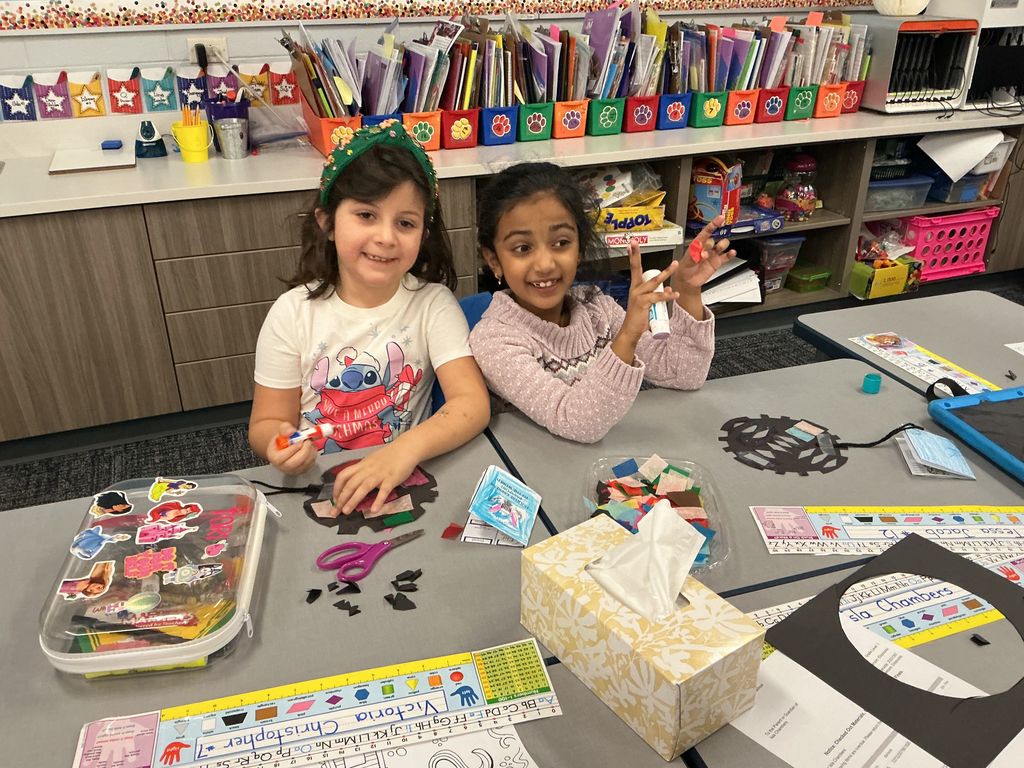 Students working on their craft.