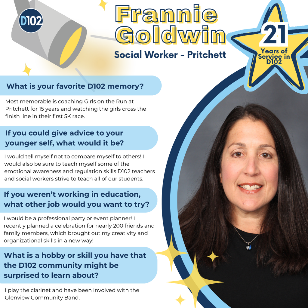 Staff spotlight on Mrs. Goldwin, social worker at PES.