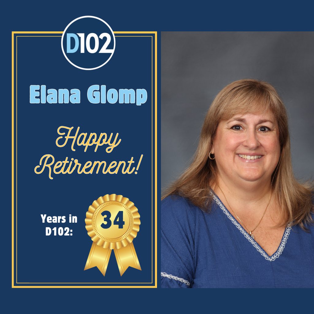Retiree recognition for Mrs. Glomp.