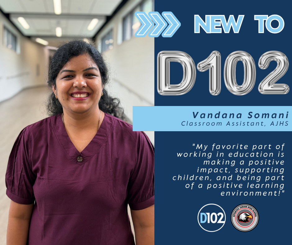 New staff welcome page for Vandana Somani