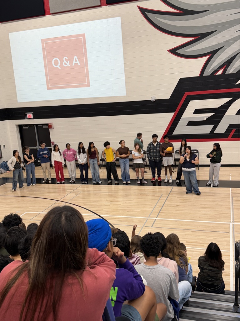 Stevenson students presenting 