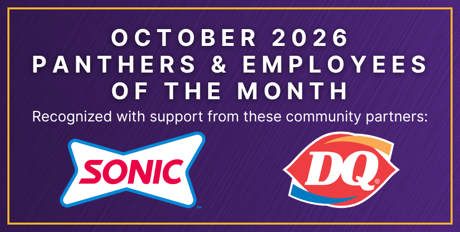 October 2026 Panthers and Employees of the Month