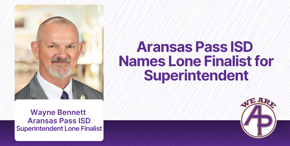 aransas pass isd lone finalist superintendent