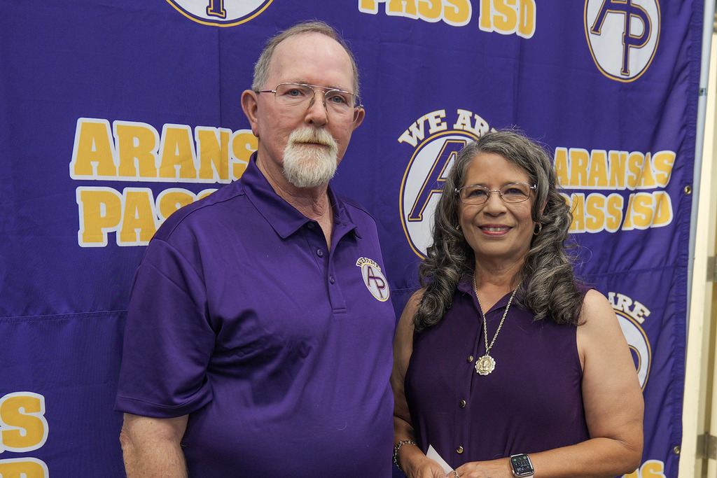 staff member receiving an award