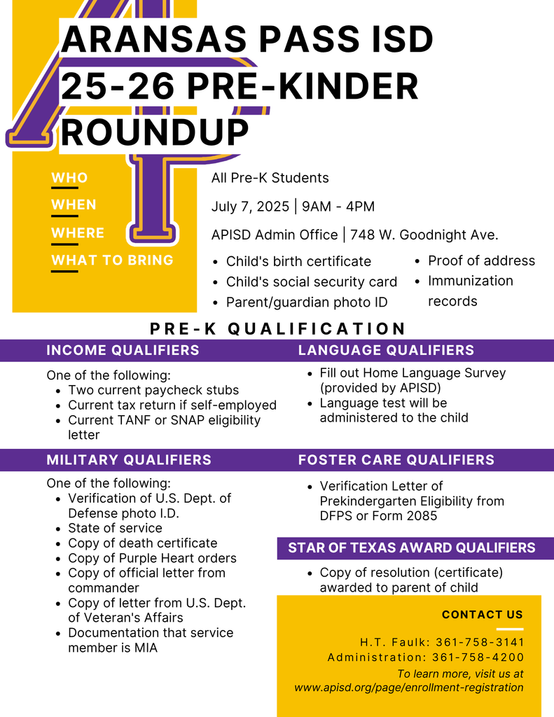 Pre-K Roundup - Join us on July 7