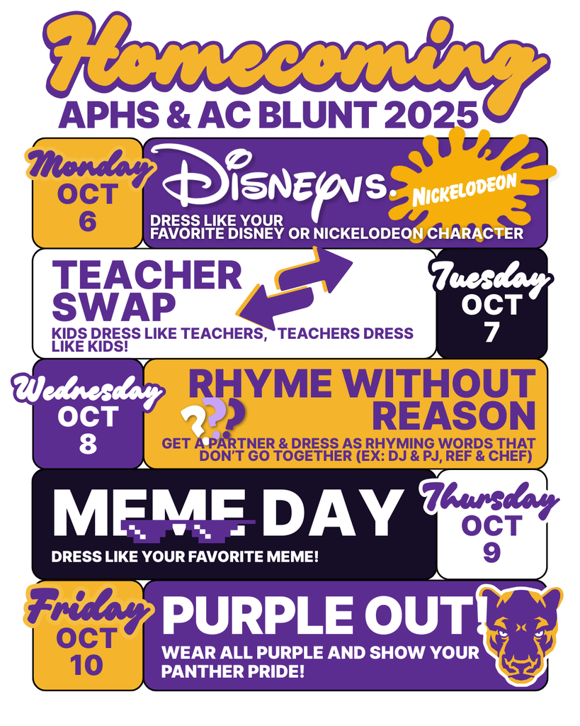 Homecoming HS and AC Blunt