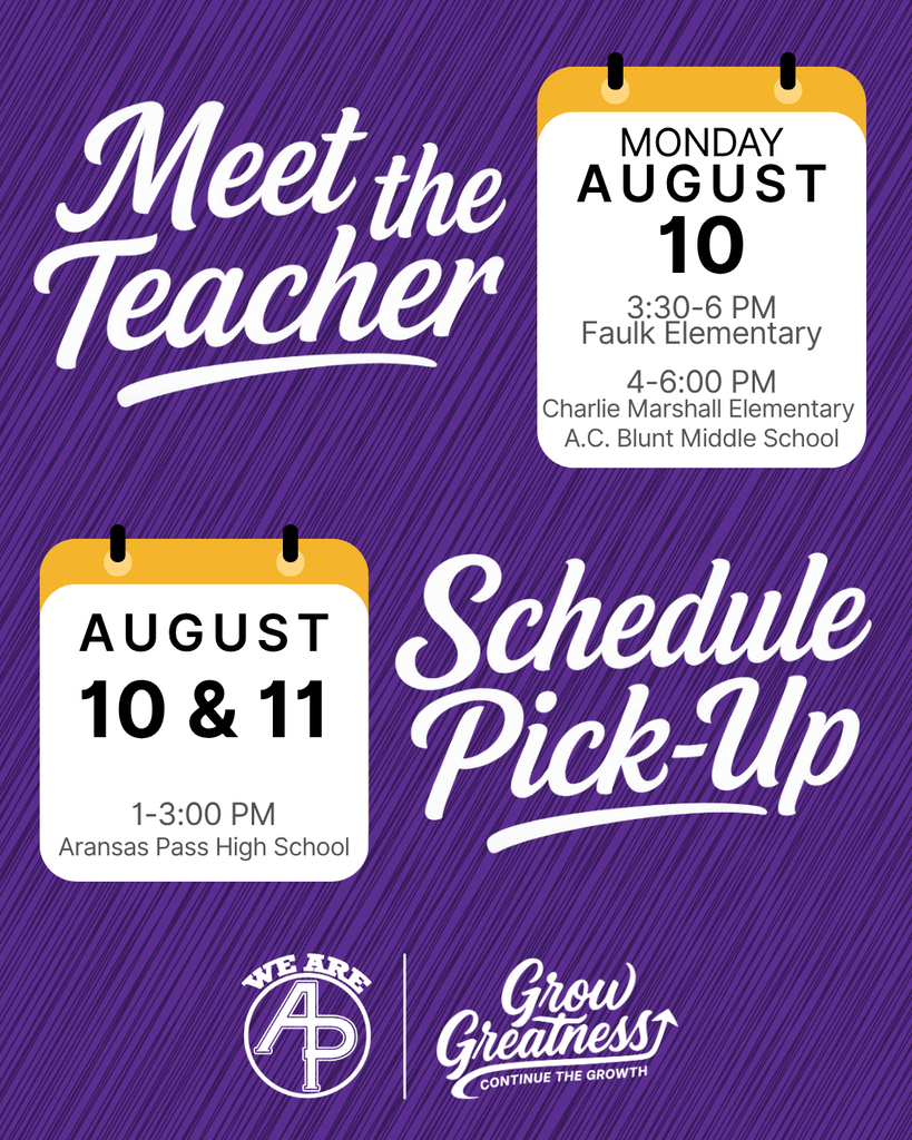 Meet the Teacher & Schedule Pick-Up 