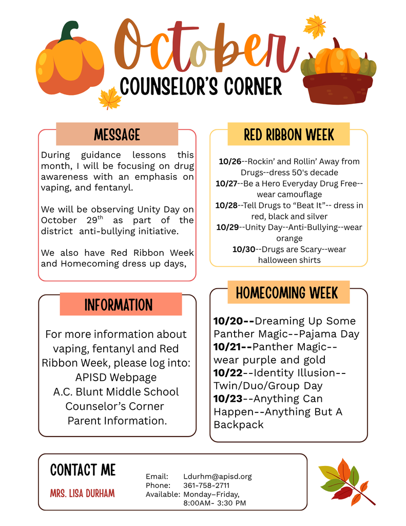 October Newsletter