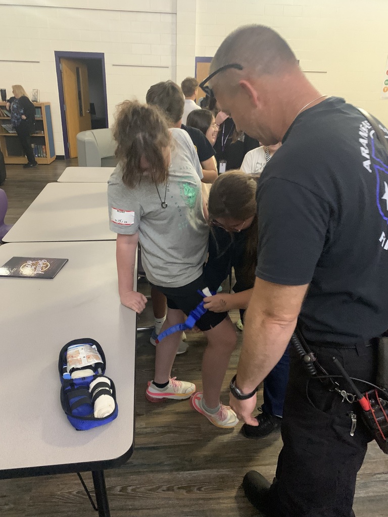 group of 48 students attend training in a library