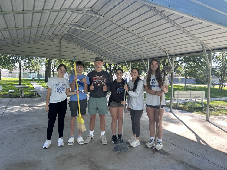 a little park clean up!