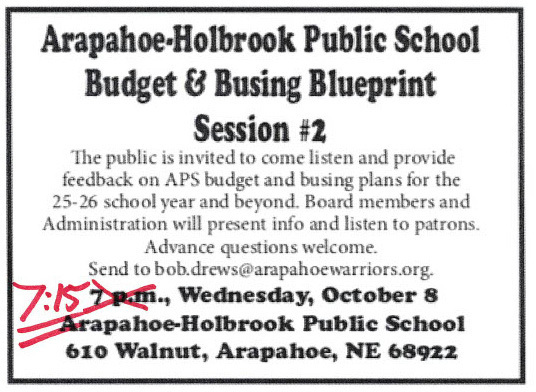 Budget Session backed up 15 minutes