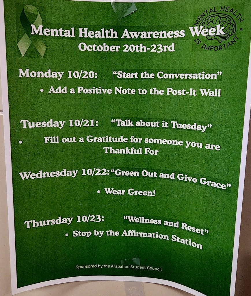 Mental Health Awarness week