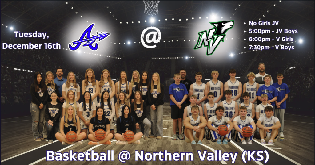 basketball at northern valley ks - tuesday, december 16th