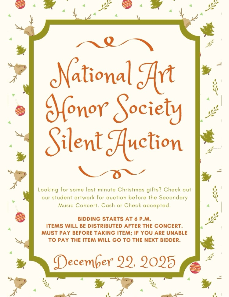 flyer with information that is stated in the post