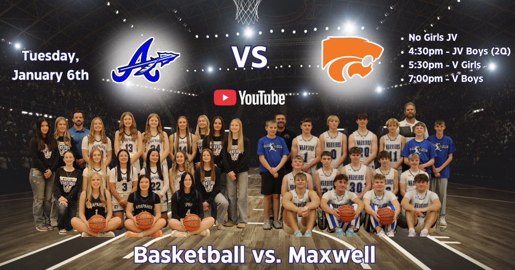 girls and boys basketball vs maxwell - tuesday january 6th