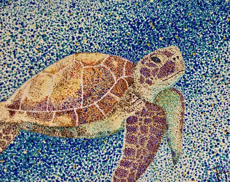turtle pointillism